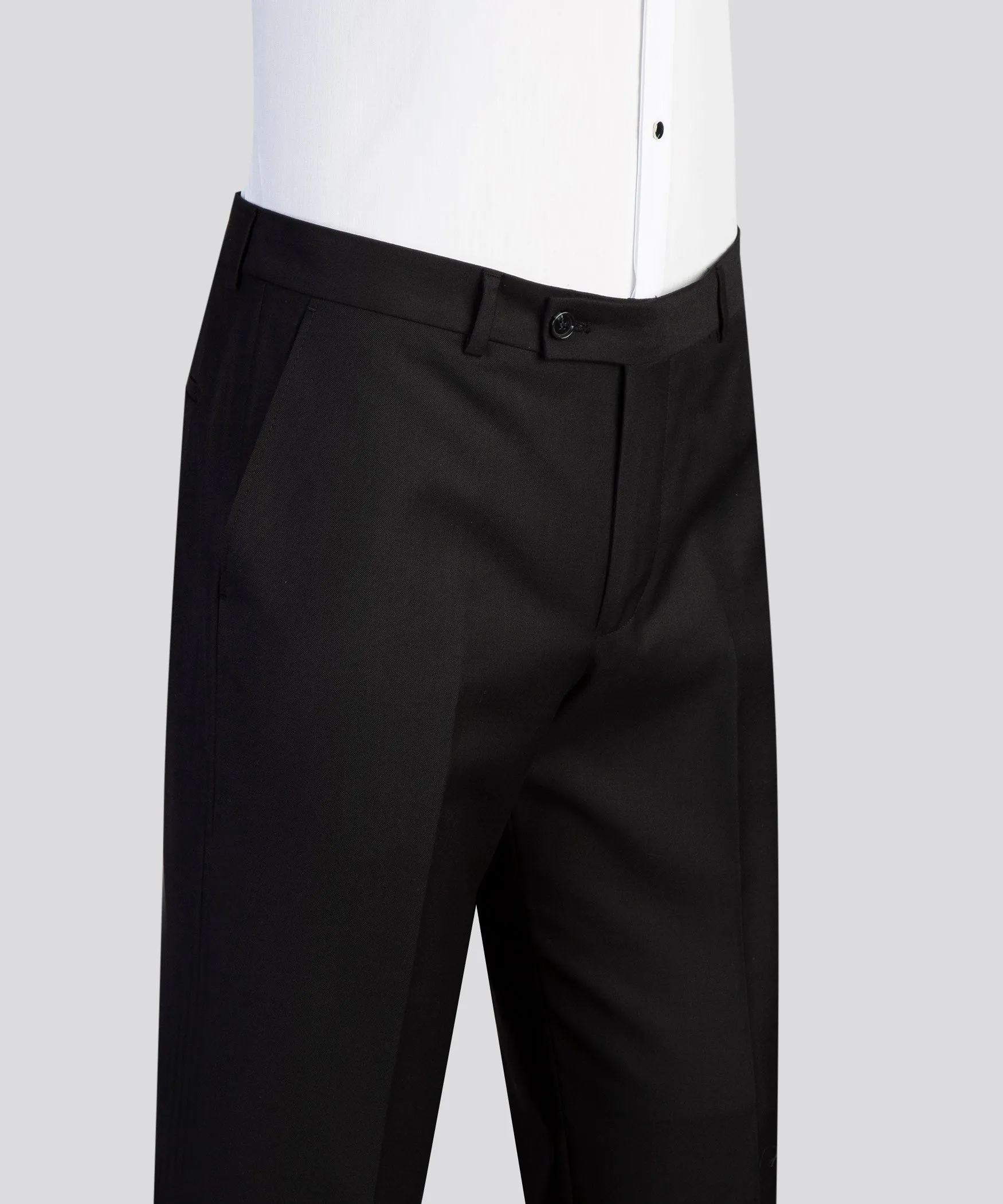 Belted Black Suit
