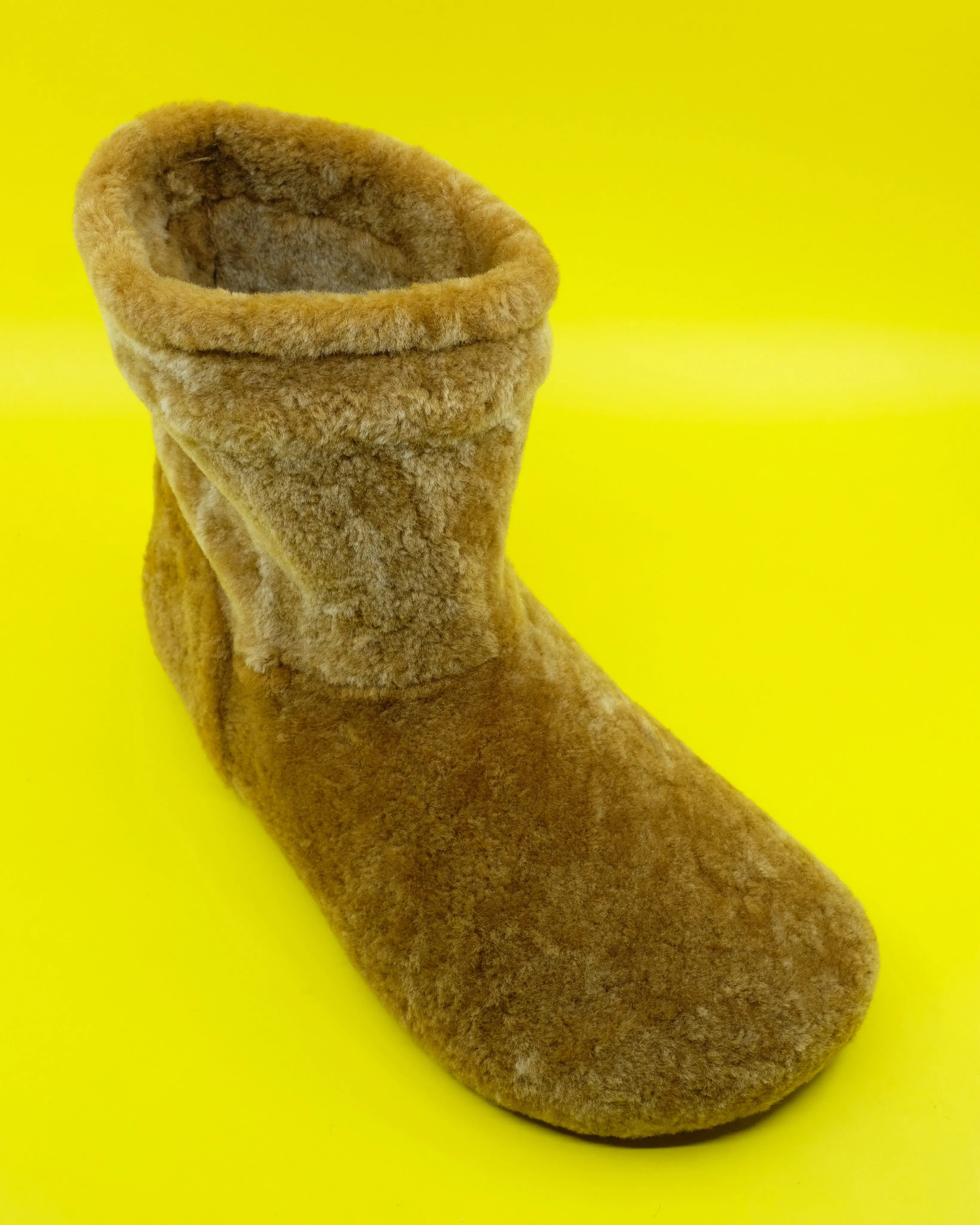 Cognac Lamb Shearling Lago Boot