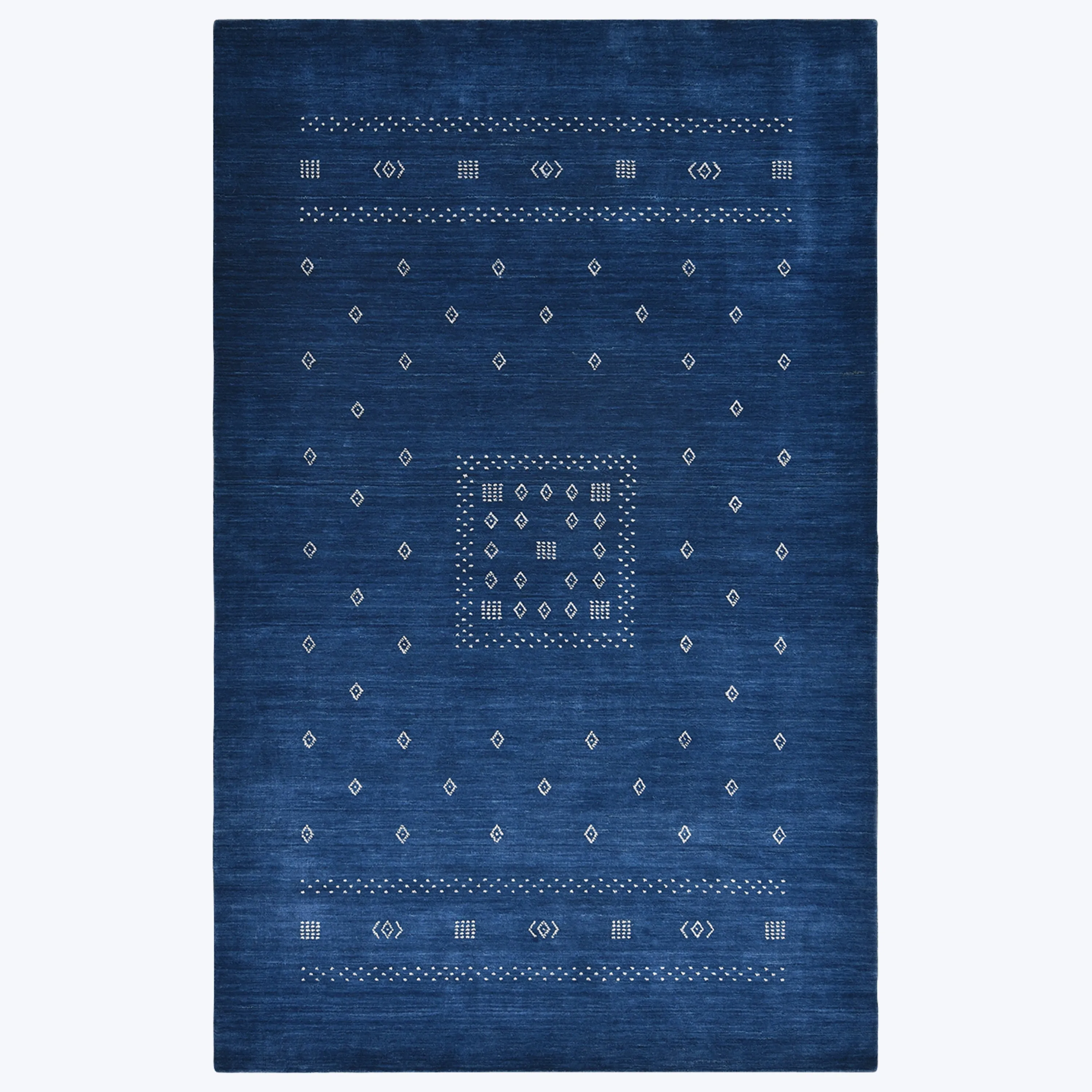 Modern Wool Cotton Blend Rug