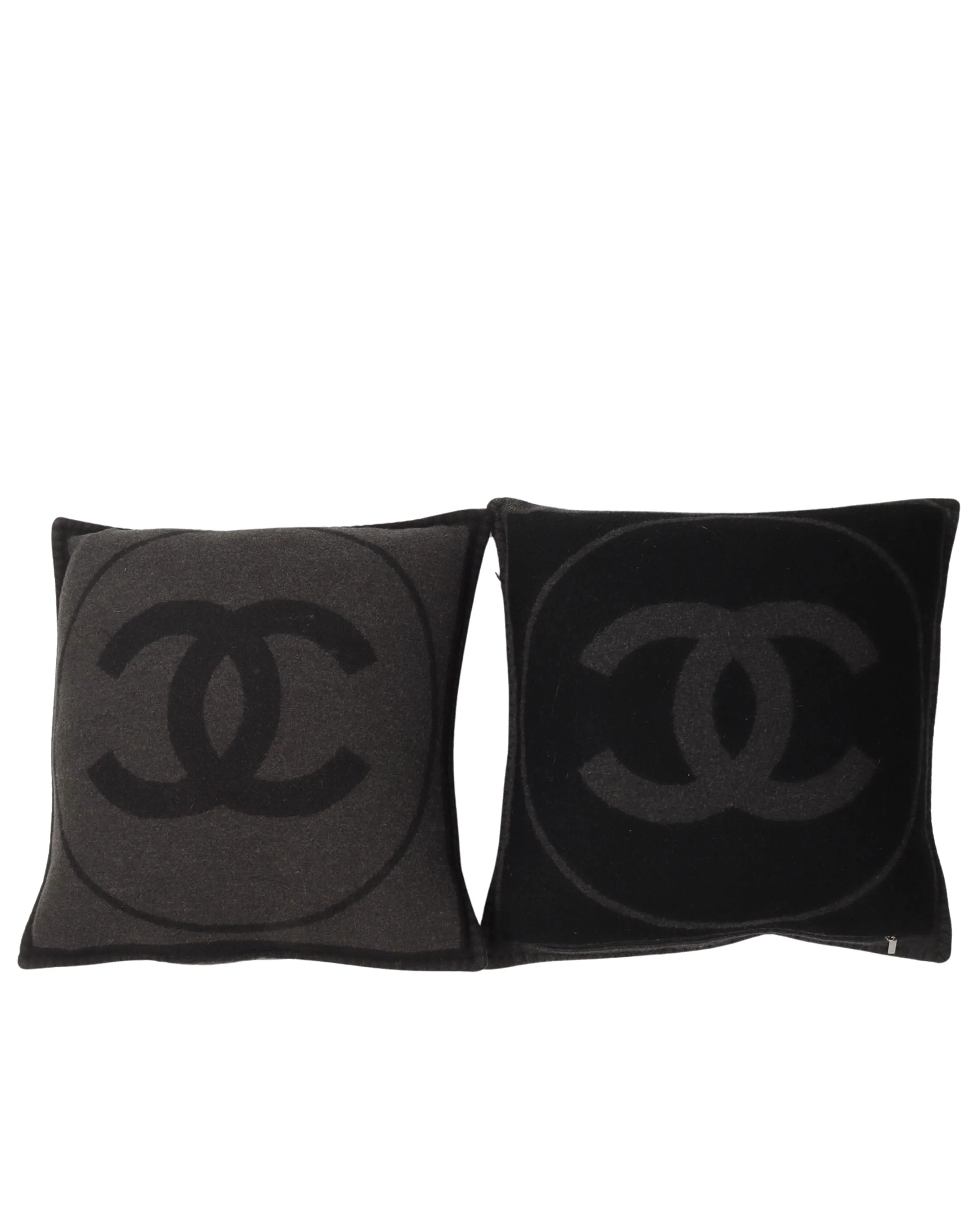 "CC" Wool-Blend Pillow Set
