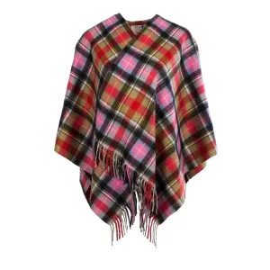 Women's Tartan Cashmere Mini Cape